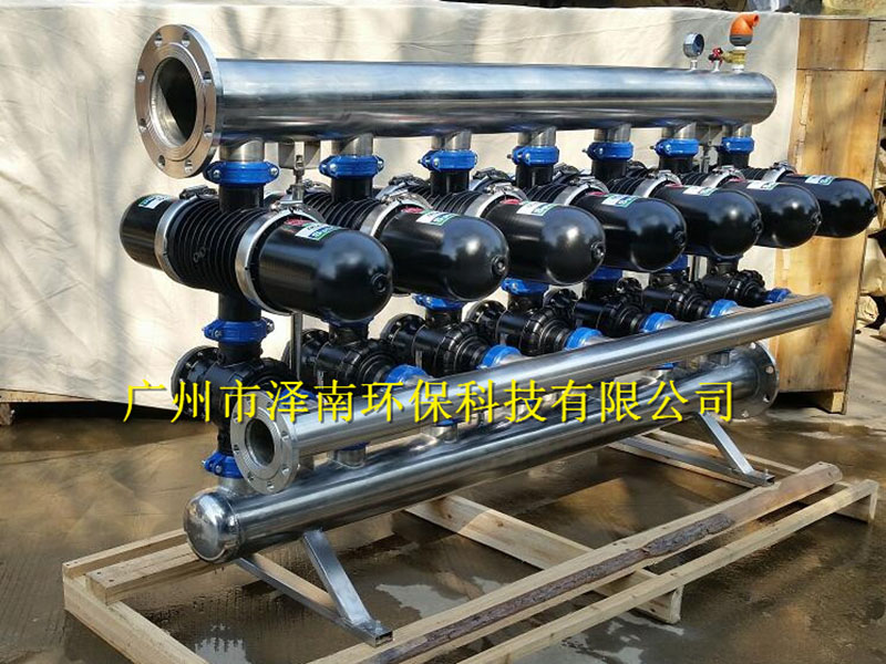 太陽能光伏行業超純水設備預處理-盤式過濾器(盤濾系統)裝車發貨
